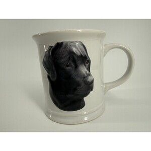 Black Lab 3D Embossed Dog Mug Man's Best Friend Originals Barbara Augello Canine